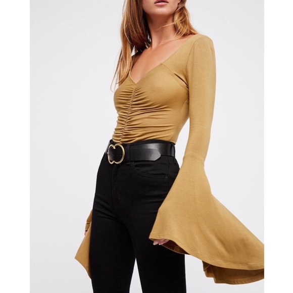 Free People Tops - Free People NEW What a Babe Flare Bell Sleeve Top